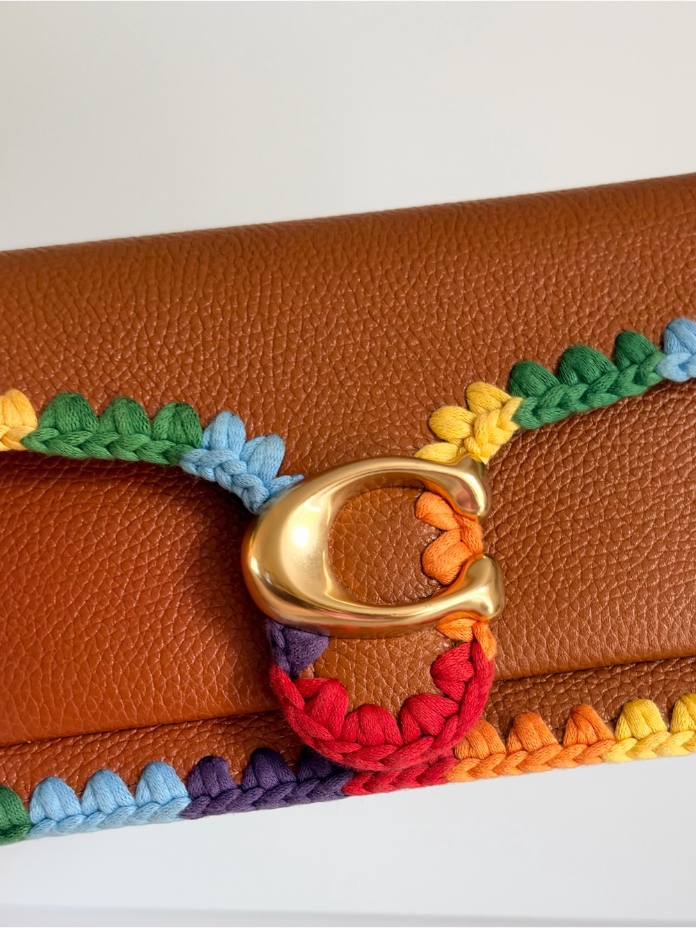 Coach Pride Tabby Chain Clutch - Picture 7 of 12